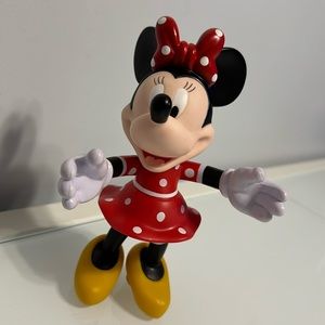 Vintage Disney Minnie Mouse Figure 7-1/2" Tall